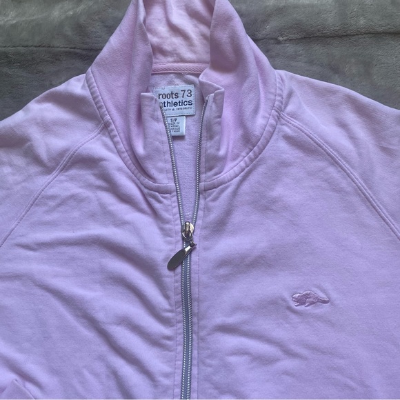 Vintage baby pink roots zip up - Picture 5 of 9